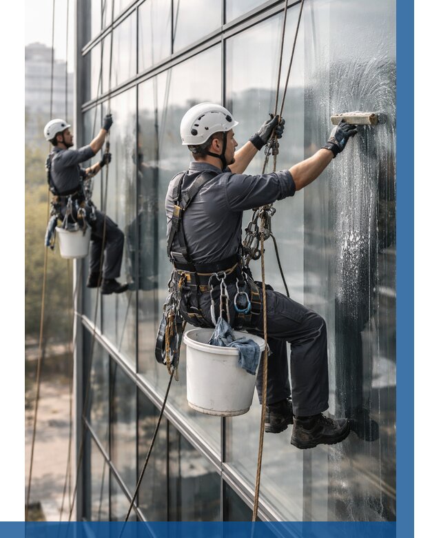 Мойка сплошного остекления в Кирове, заказать от 311 р.| ВЫСОТНИК-Кри