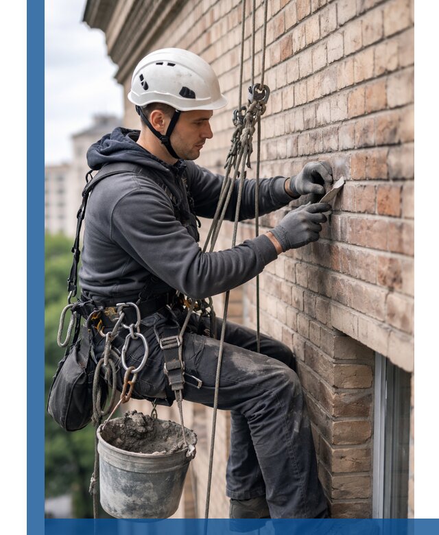 Качественный ремонт кирпичной кладки фасада в Кирове с гарантией