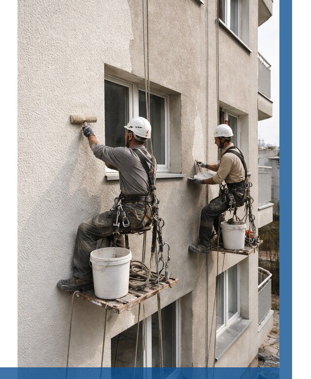 Нанесение короеда на фасад в Кирове от 466 р. | ВЫСОТНИК-Кри