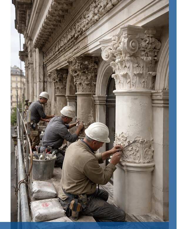 Реставрация фасадной лепнины в Кирове от 2591 р. | ВЫСОТНИК-Кри