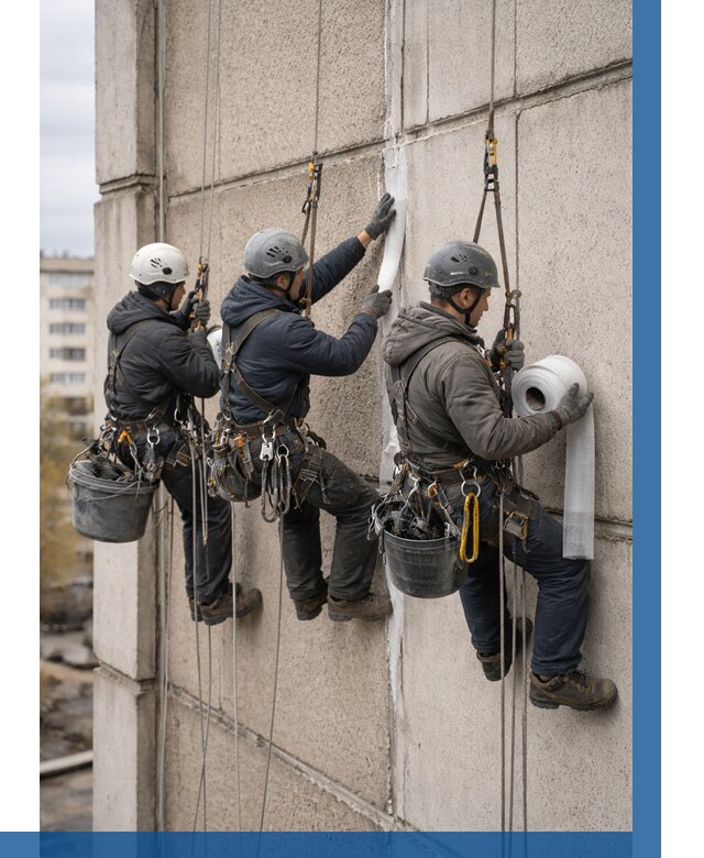 Ремонт межпанельных швов в Кирове от 777 р. | ВЫСОТНИК-Кри