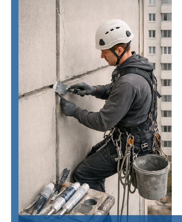 Ремонт межпанельных швов в Кирове герметизация и восстановление
