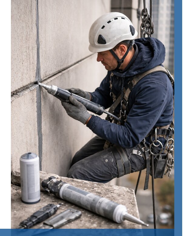 Вторичная герметизация швов в Кирове от 466 р. | ВЫСОТНИК-Кри