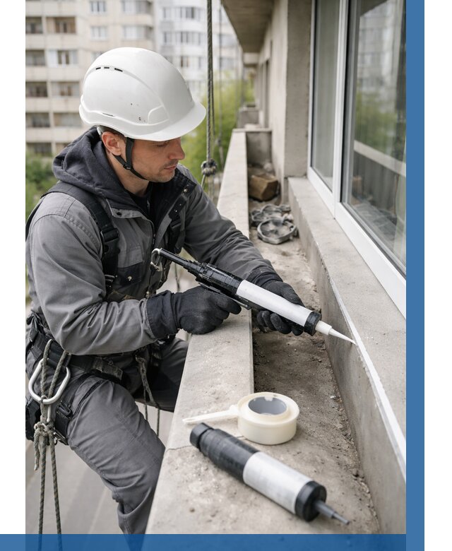 Герметизация швов лоджии в Кирове от 4663 р. | ВЫСОТНИК-Кри