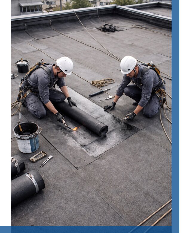 Ремонт мягкой кровли под ключ в Кирове от 725 р. | ВЫСОТНИК-Кри