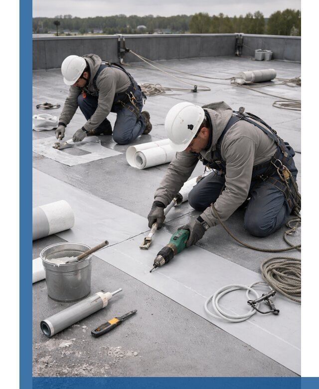 Ремонт мембранной кровли в Кирове качественно и с гарантией