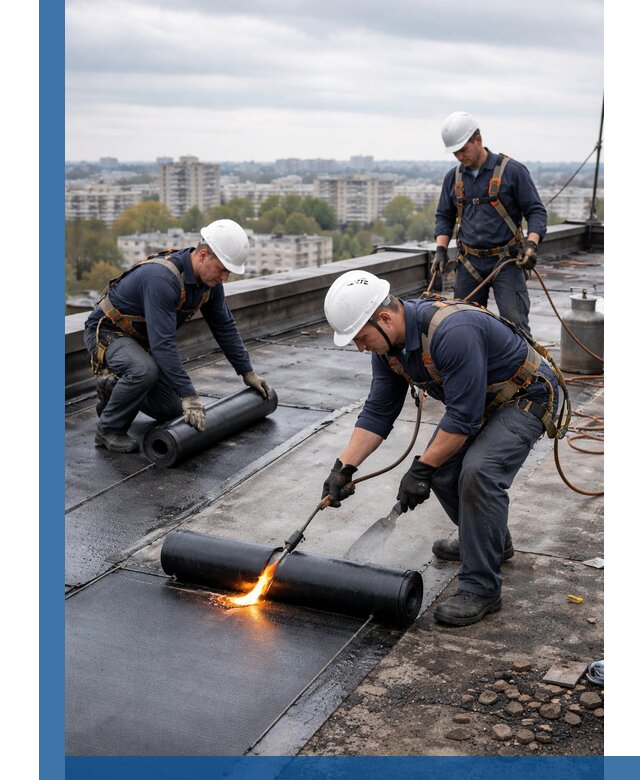 Ремонт наплавляемой кровли в Кирове качественно и надежно