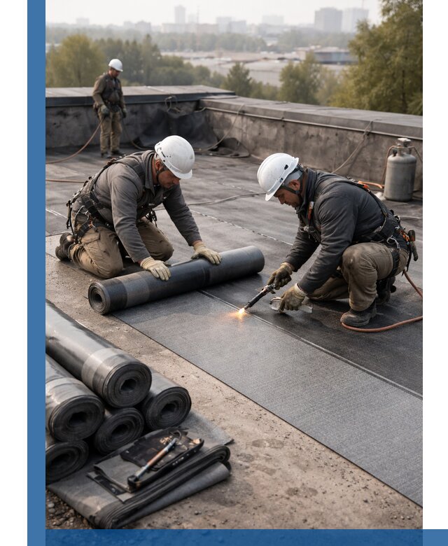 Монтаж мягкой кровли в Кирове профессионально и надежно