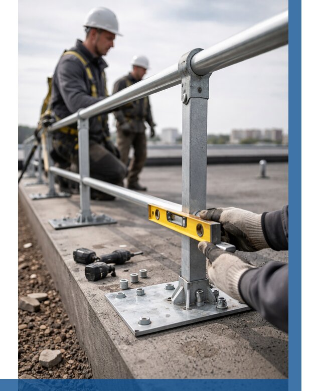 Монтаж кровельного ограждения в Кирове от 1243 р. | ВЫСОТНИК-Кри