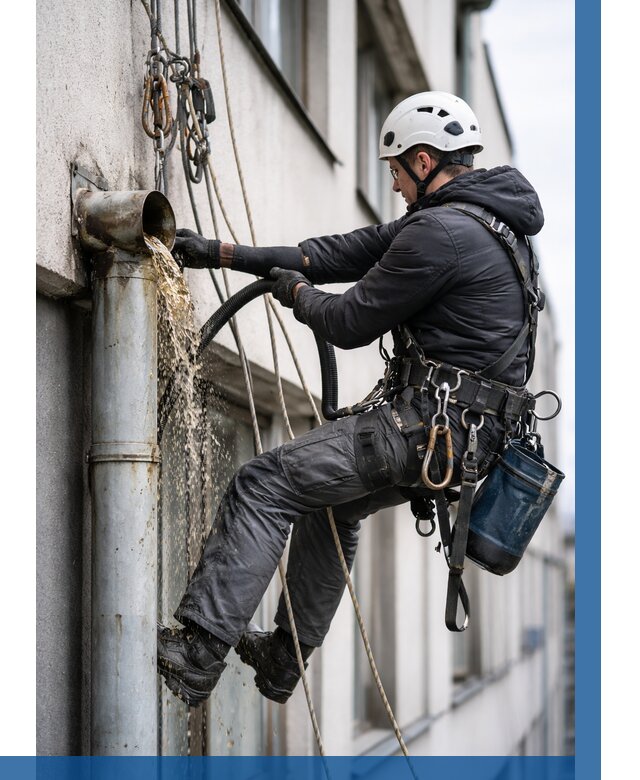 Прочистка водосточных труб в Кирове от 3627 р. | ВЫСОТНИК-Кри