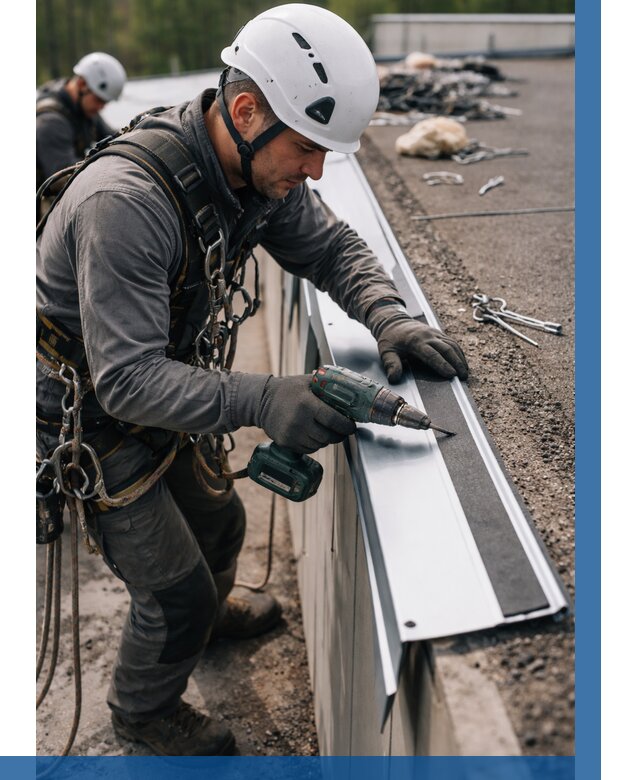 Монтаж капельника на кровле в Кирове от 311 р. | ВЫСОТНИК-Кри