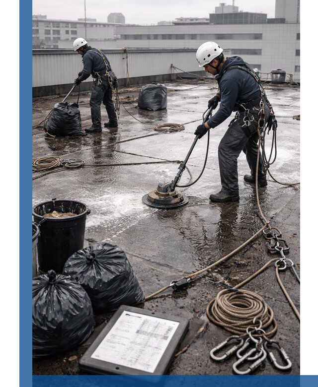 Плановая очистка кровли по графику в Кирове для безопасности