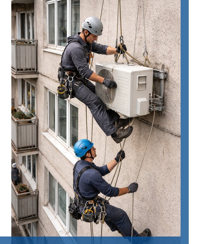 Перенос внешнего блока кондиционера в Кирове от 9326 р.| ВЫСОТНИК-Кри