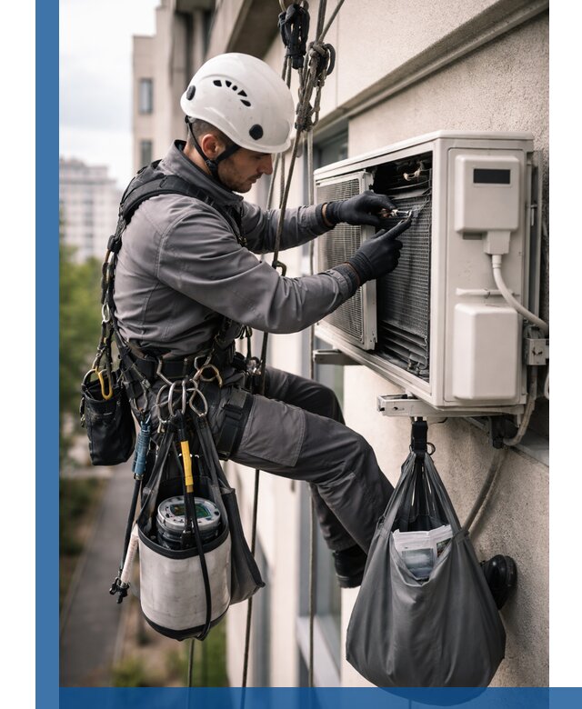 Обслуживание внешнего блока кондиционера в Кирове профессионально