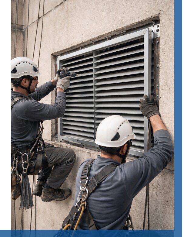 Монтаж вентиляционных решеток в Кирове от 4663 р. | ВЫСОТНИК-Кри