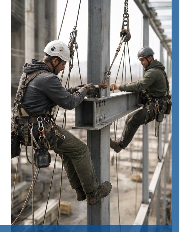 Монтаж металлоконструкций на высоте в Кирове от 3627 р. | ВЫСОТНИК-Кри