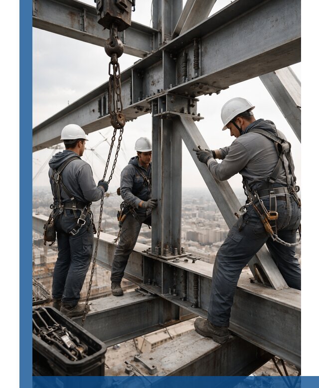 Профессиональный монтаж металлоконструкций на высоте в Кирове