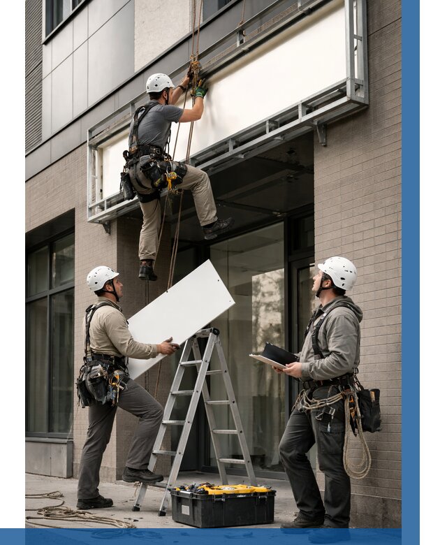 Монтаж светового короба в Кирове от 6735 р. | ВЫСОТНИК-Кри