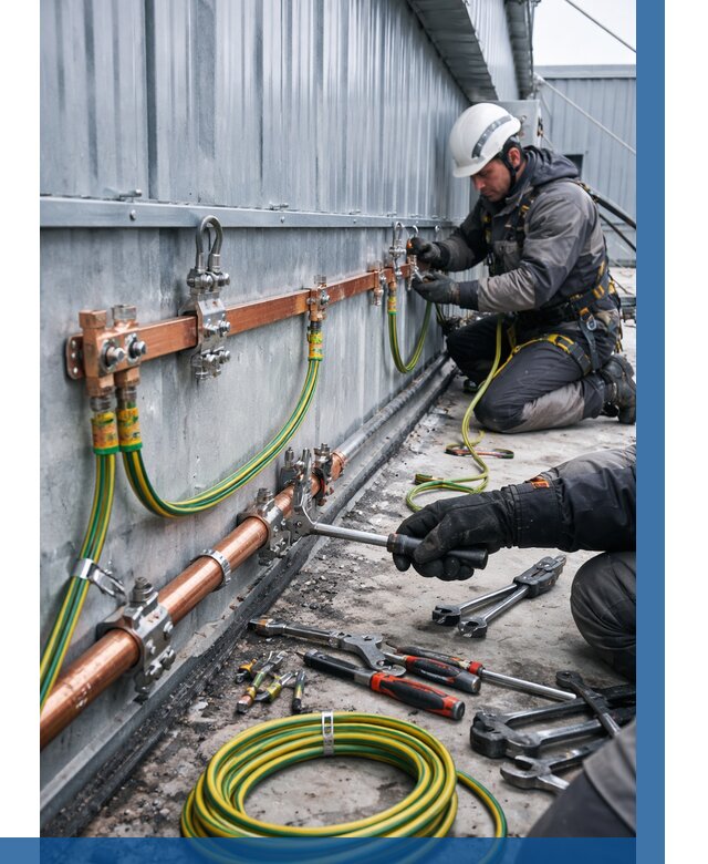 Монтаж заземления здания в Кирове от 25905 р. | ВЫСОТНИК-Кри