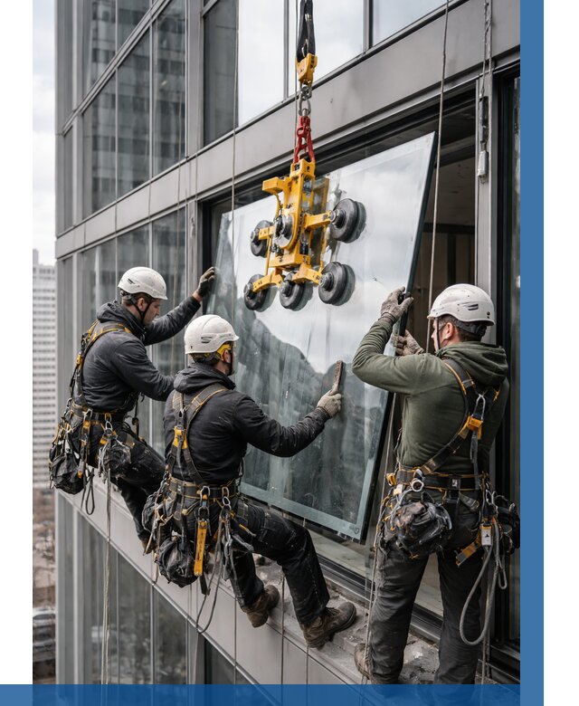 Фасадное остекление зданий под ключ в Кирове от 10362 р. | ВЫСОТНИК-Кри