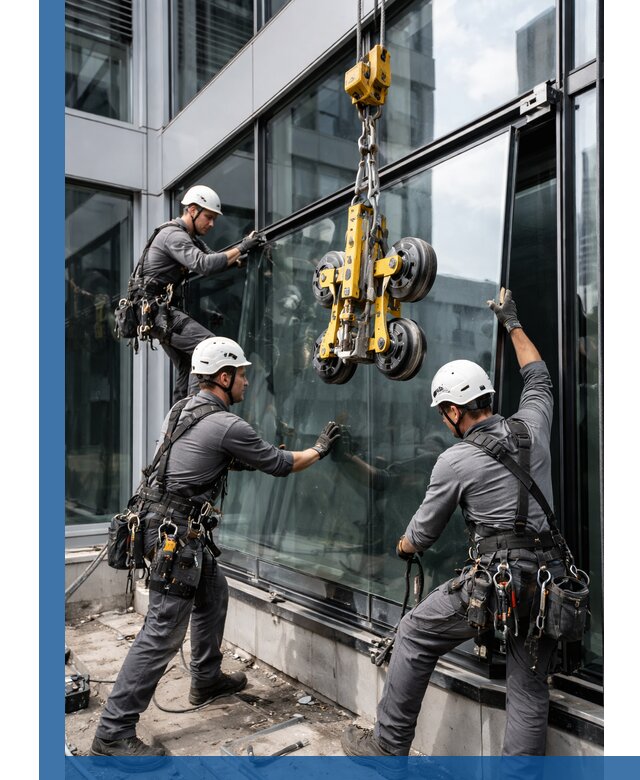 Структурное остекление фасадов в Кирове монтаж и обслуживание