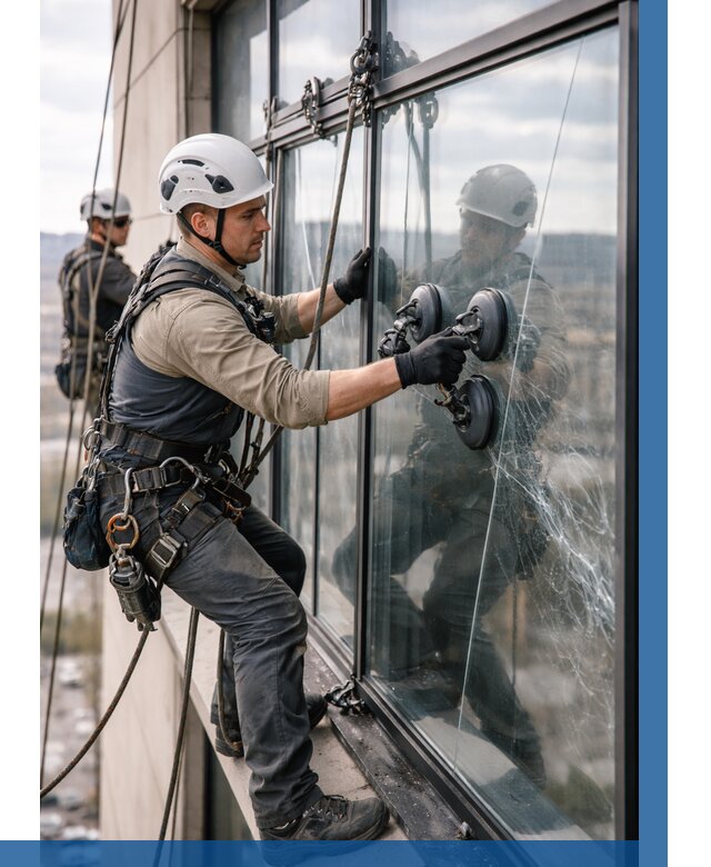 Замена стекла в витраже в Кирове под ключ от 8808 р. | ВЫСОТНИК-Кри