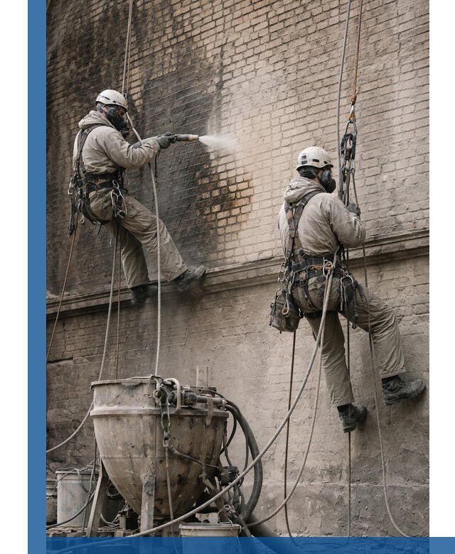 Пескоструйная очистка фасадов в Кирове профессионально