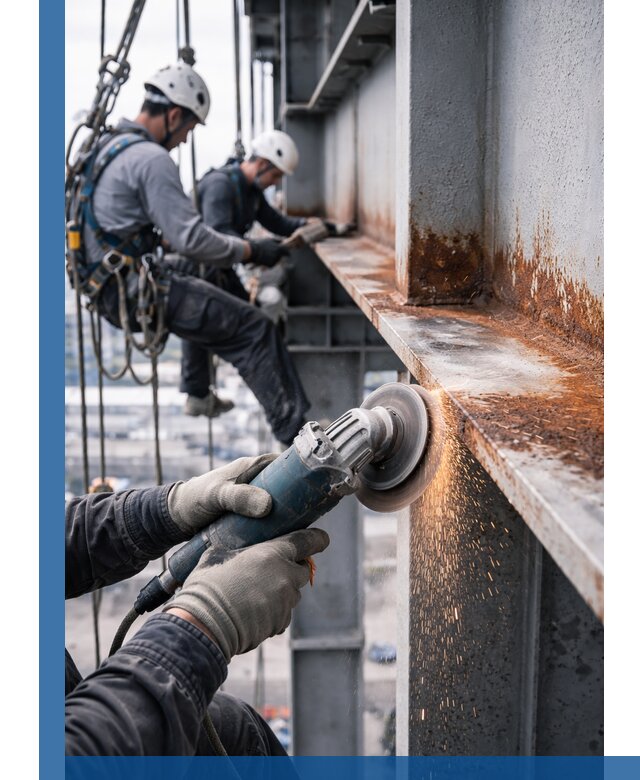 Зачистка металла от ржавчины и подготовка поверхностей в Кирове