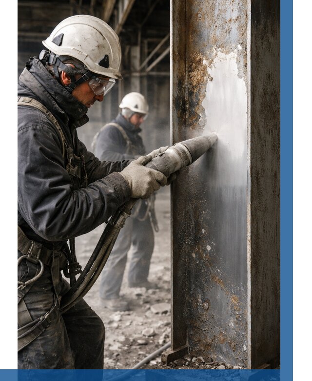 Удаление старой краски с металла в Кирове от 466 р. | ВЫСОТНИК-Кри