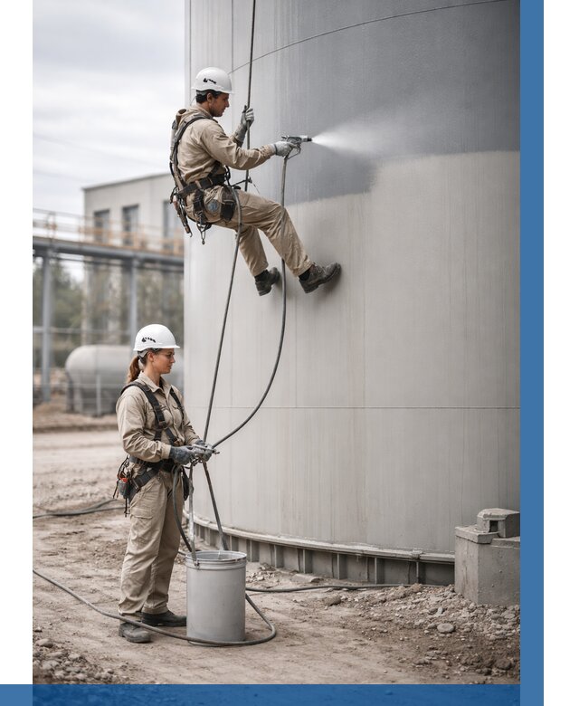 Покраска резервуаров в Кирове от 1243 р. | ВЫСОТНИК-Кри — заказать