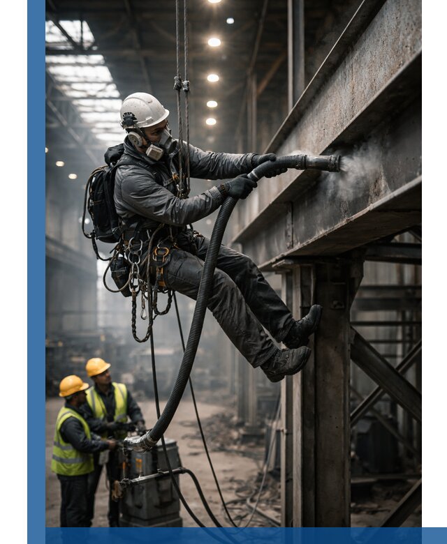 Обеспыливание конструкций в цехах промышленного производства в Кирове