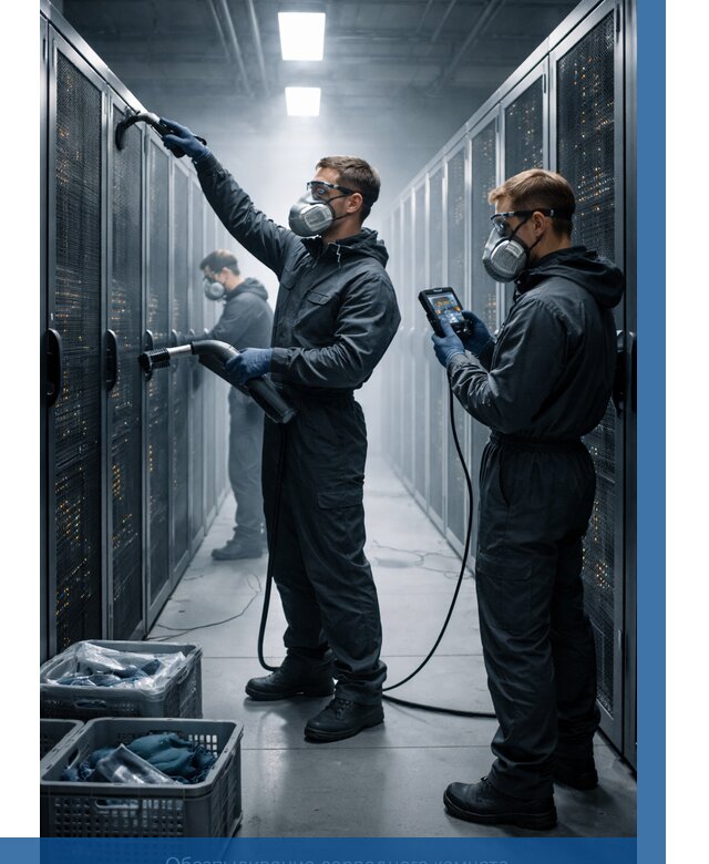 Обеспыливание серверной комнаты в Кирове от 4663 р. | ВЫСОТНИК-Кри