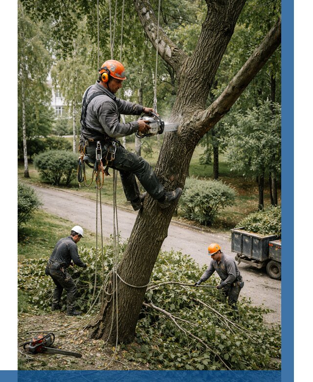 Кронирование деревьев в Кирове от 6735 р. | ВЫСОТНИК-Кри