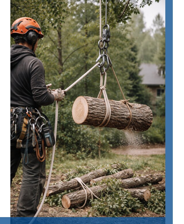 Валка деревьев частями в Кирове от 7772 р. | ВЫСОТНИК-Кри