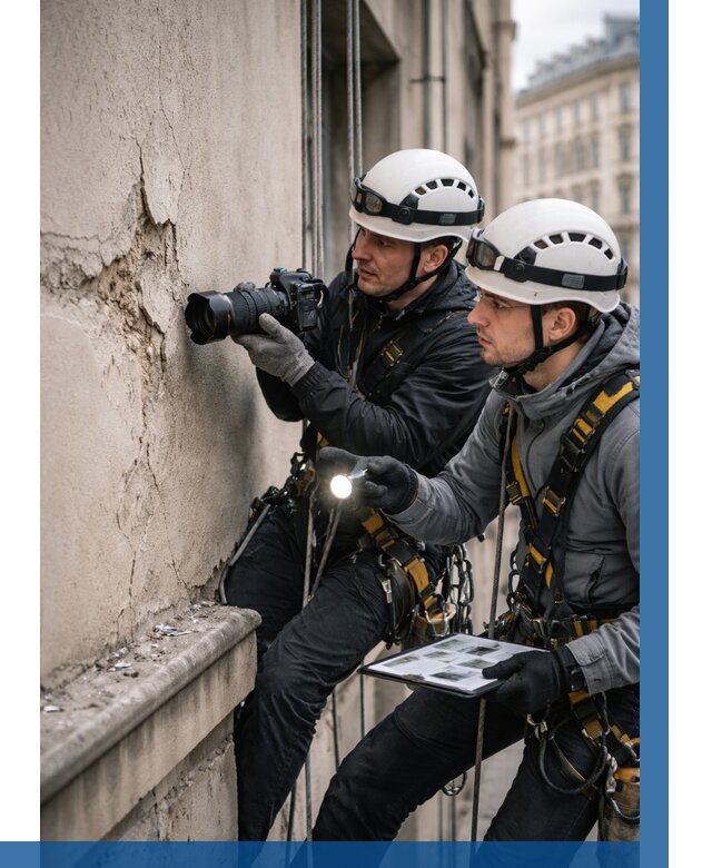 Фотофиксация дефектов фасада в Кирове от 4663 р. | ВЫСОТНИК-Кри