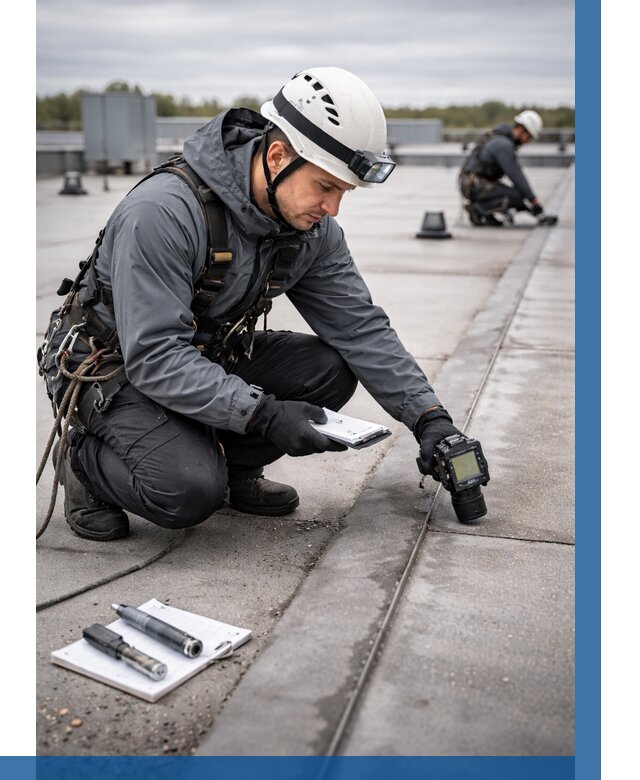 Обследование кровли на протечки в Кирове от 4663 р. | ВЫСОТНИК-Кри