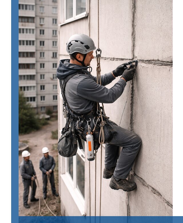 Обследование межпанельных швов и герметизация в Кирове