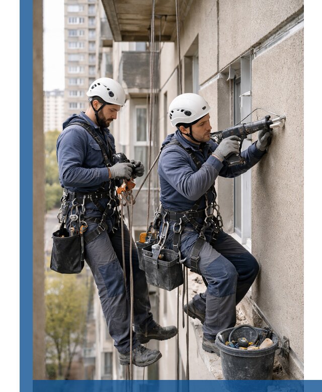 Промышленные альпинисты высотные работы и монтаж в Кирове